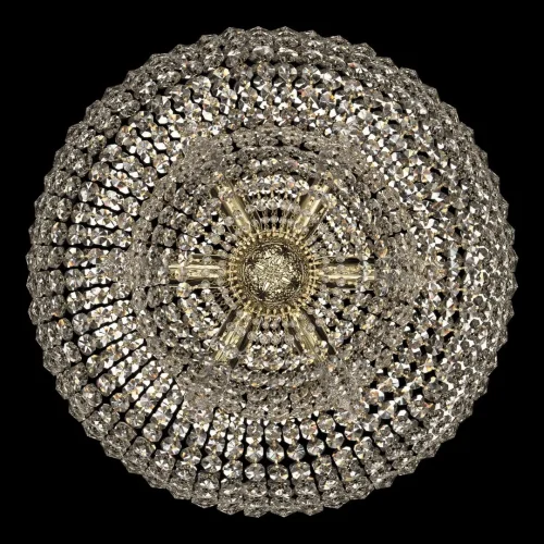 Люстра потолочная хрустальная 19101/H2/90IV G Bohemia Ivele Crystal прозрачная на 26 ламп, основание золотое в стиле классический sp фото 3